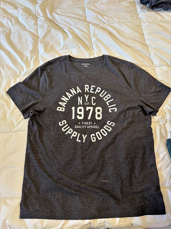 Banana Republic Other - Vintage Banana Republic Archive Reissue Graphic T-Shirt Gray XL